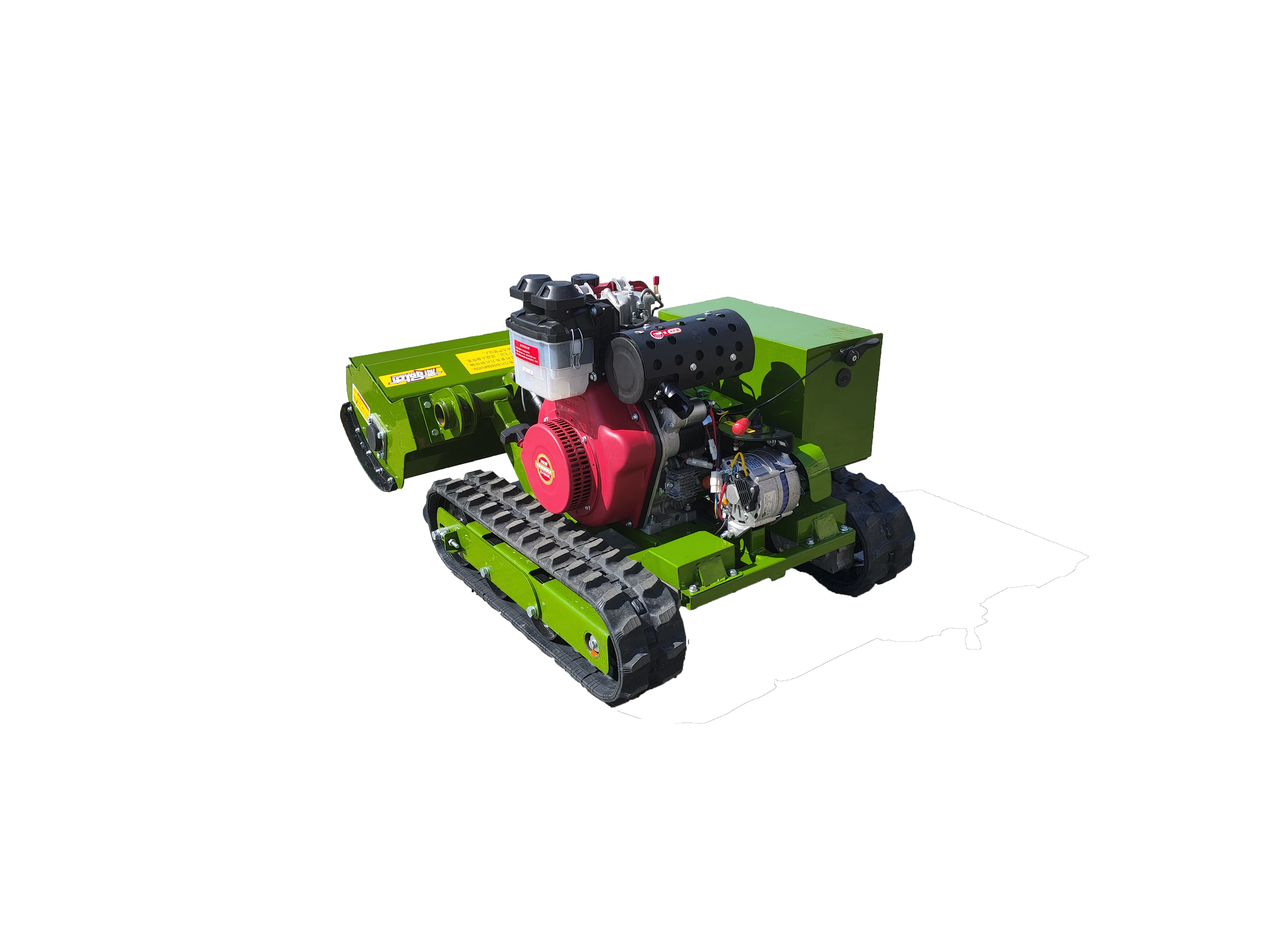 Control Lawn Mower Crawler Agricultural and Garden Weeding EquipmentHigh-Horsepower 4-stroke Engine Intelligent Remote