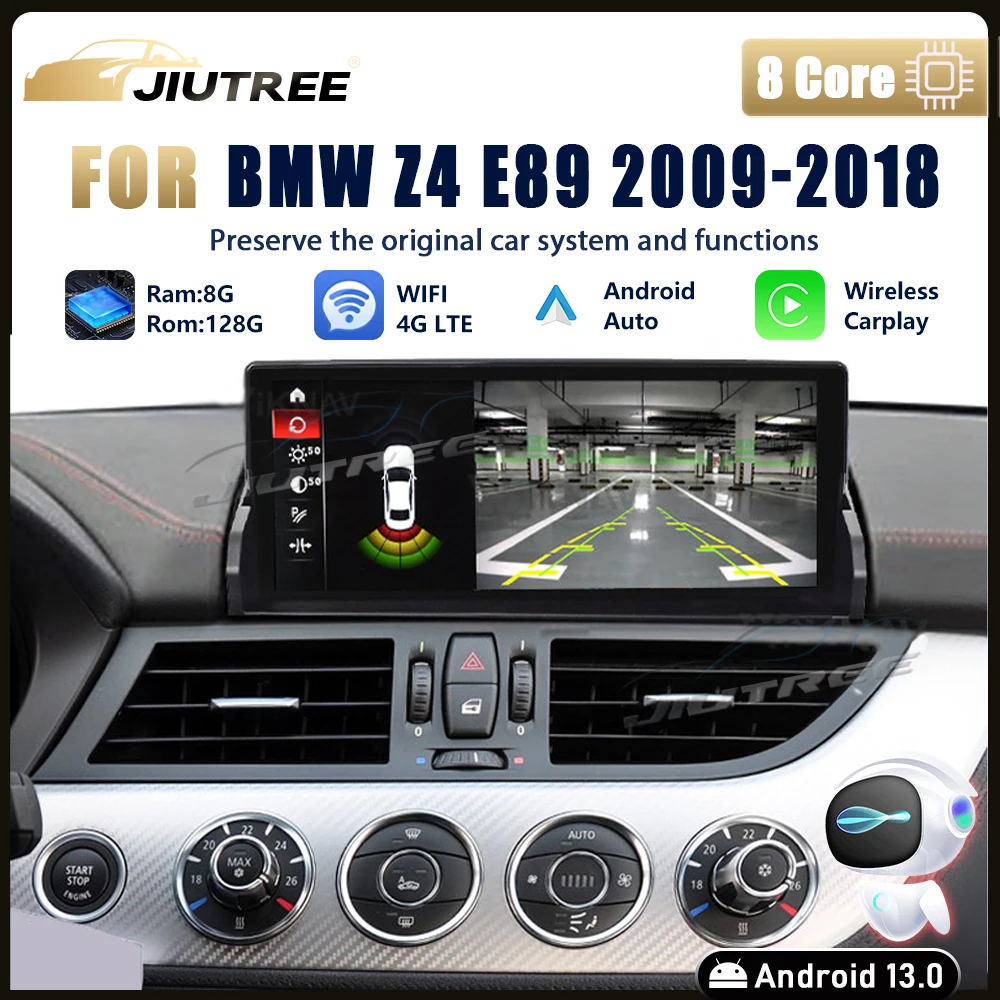 Car Radio Android 13 Upgrade For BMW Z4 E89 CCC CIC 2009-2018 Auto Stereo Replacement Carplay GPS Navigation Multimedia Player