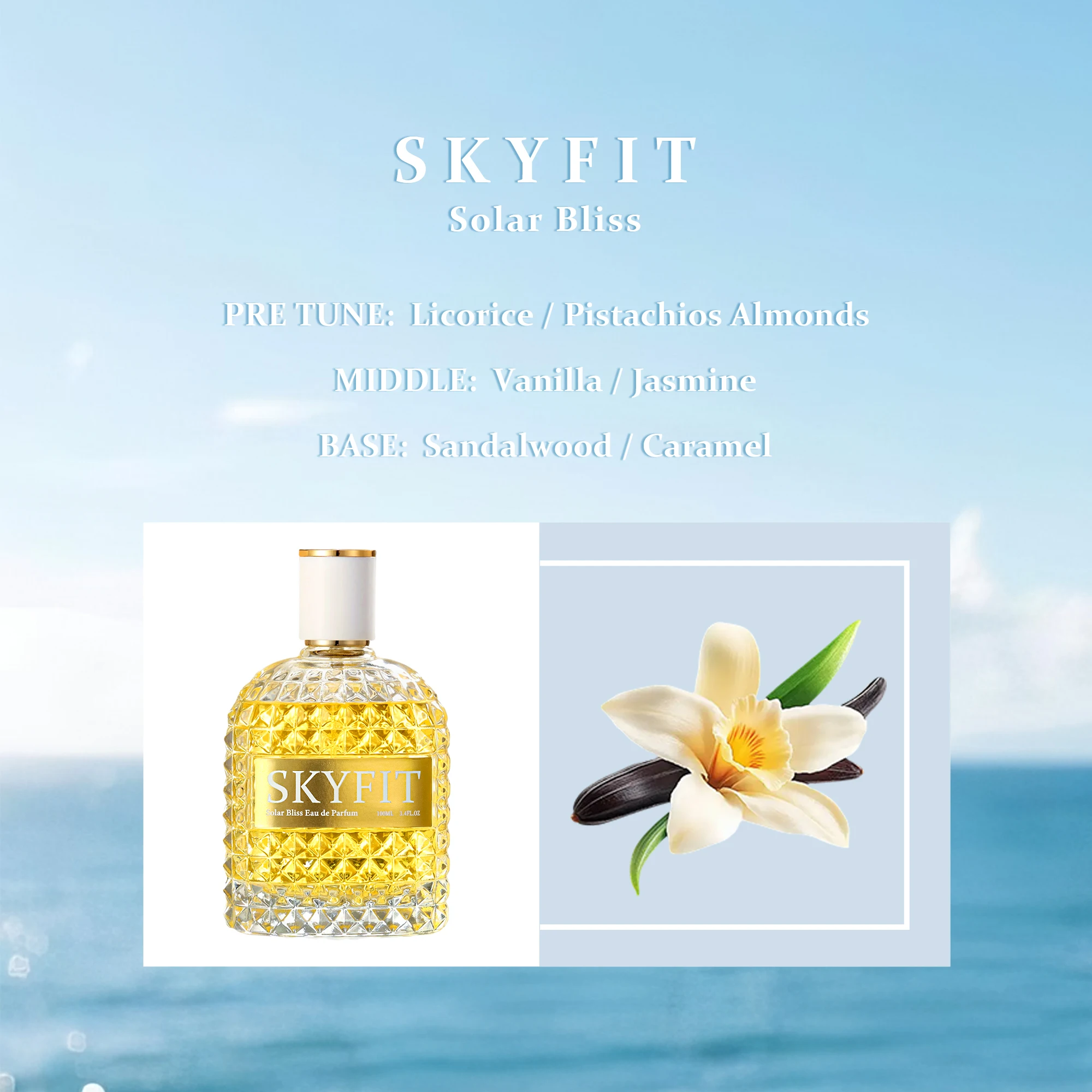 SKYFIT Solaire Bliss Eau de Parfum Essence d'éclat 100ML-3.4FL.OZ