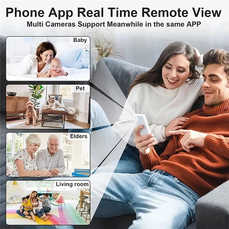 ABJF-OKAM 3MP Mini 4G SIM-карта камера видеонаблюдения видеомонитор безопасности ночного видения умный дом удаленная камера