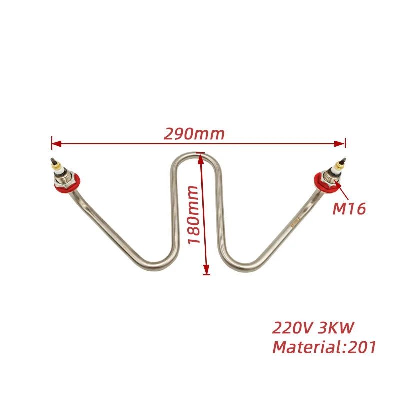 

220V/380V 3KW Heating Element Stainless Steel Water Heater Resistance for Boiler/Tank/Kettle