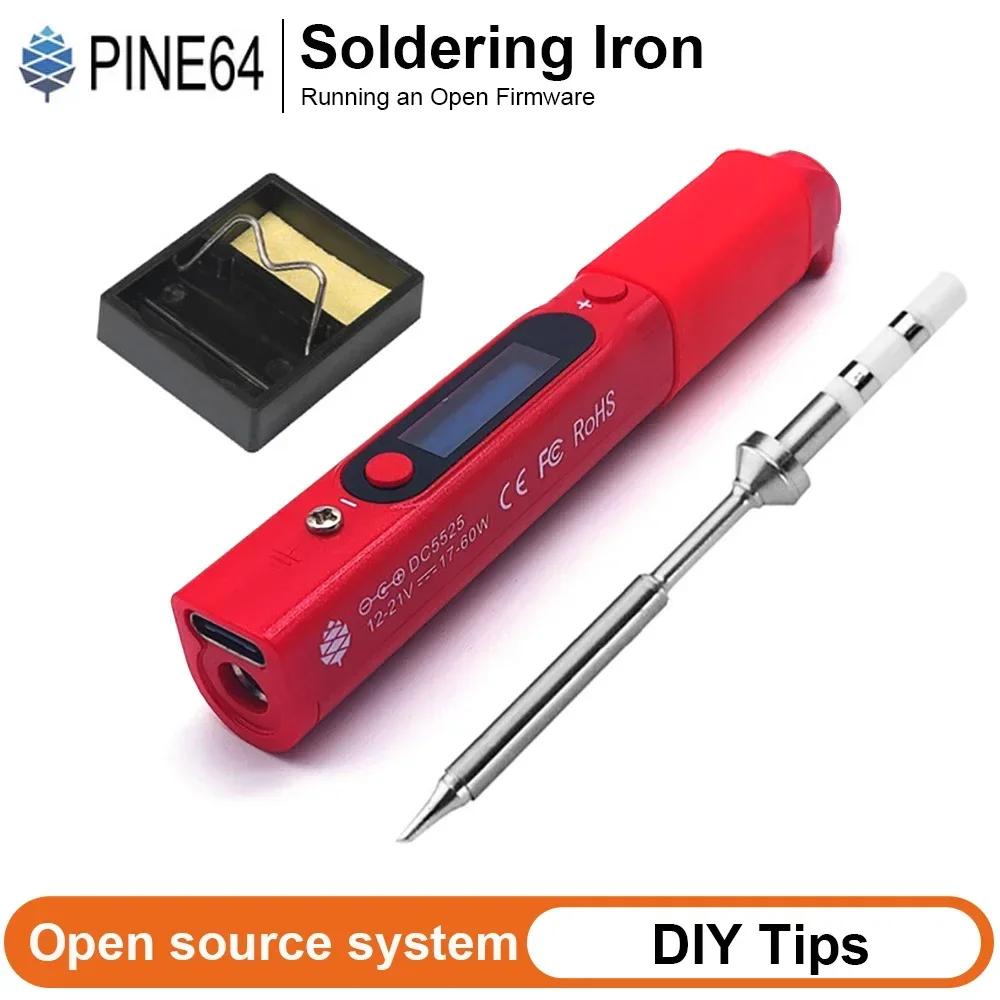 

Pine64 BB2 V1 Pinecil Soldering Iron Portable Mini USB Interface For Welding tools constant temperature Intelligent maintenance