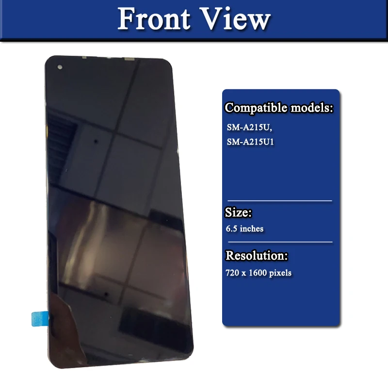 LCD For Samsung Galaxy A21 A215  Display With Touch Screen Digitizer Assembly For Samsung SM-A215U, SM-A215U1 LCD