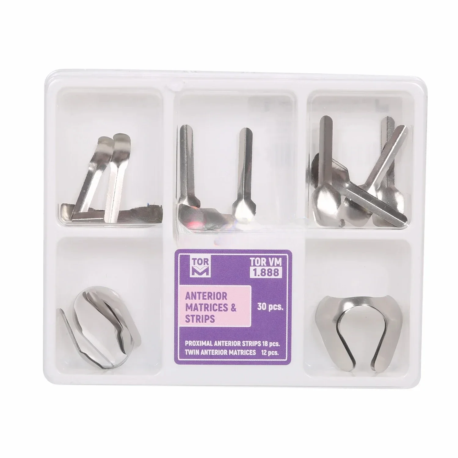 

Original Matrices Band Kit Dentals Anteriors Matrices And Strips Stainless Steel Proximals Strips 1.888