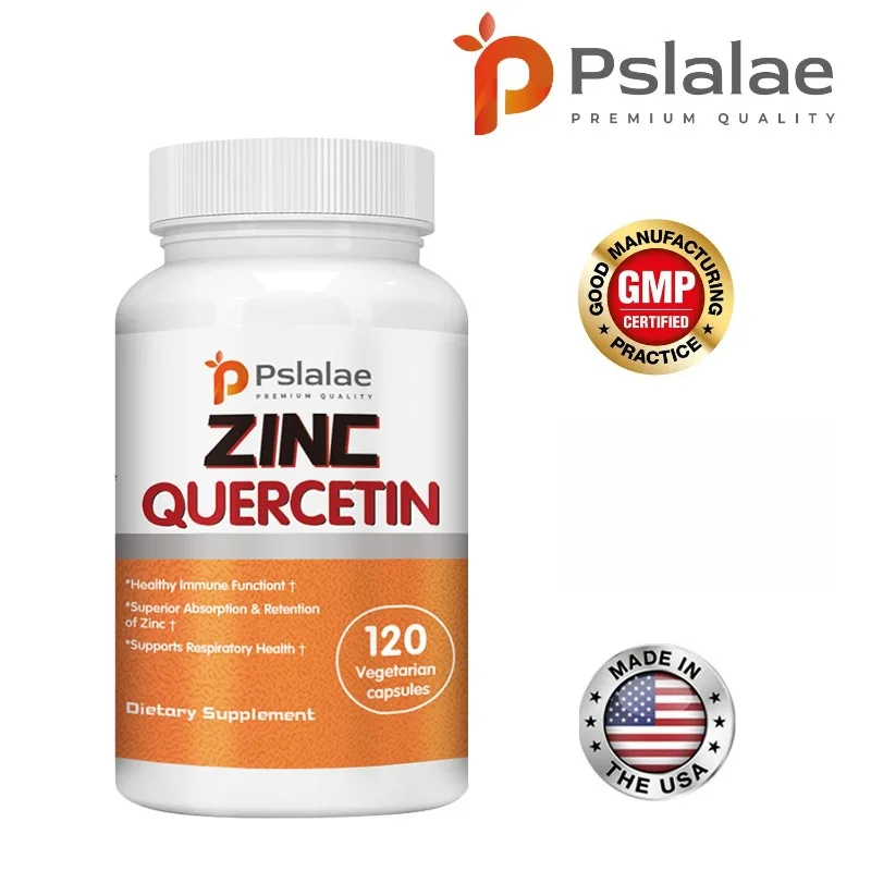 

Zinc Quercetin - Antioxidant, Heart, Skin and Immune Support, Respiratory Health, Skin Beauty