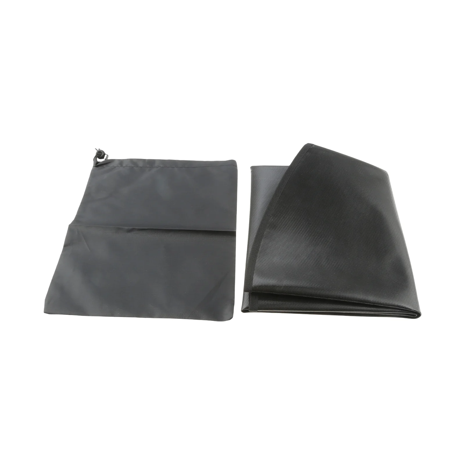 1Pc 11/18/24/36/48in Fireproof Fire Pit Mat Round Fire Pit Mat Oil-Proof Floor Protection Mat Waterproof Heat Resistant