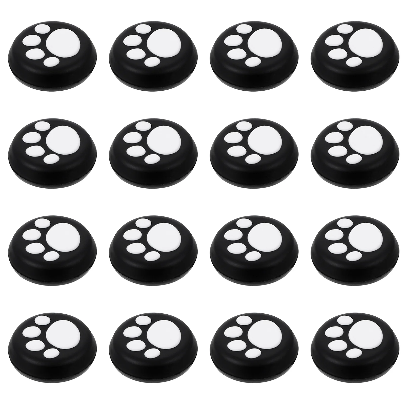 16pcs Silicone Caps Adorable Nonslip Protective Covers For Game Pad Unique Game-Pad Cases Wear-Resistant Comfort Grip