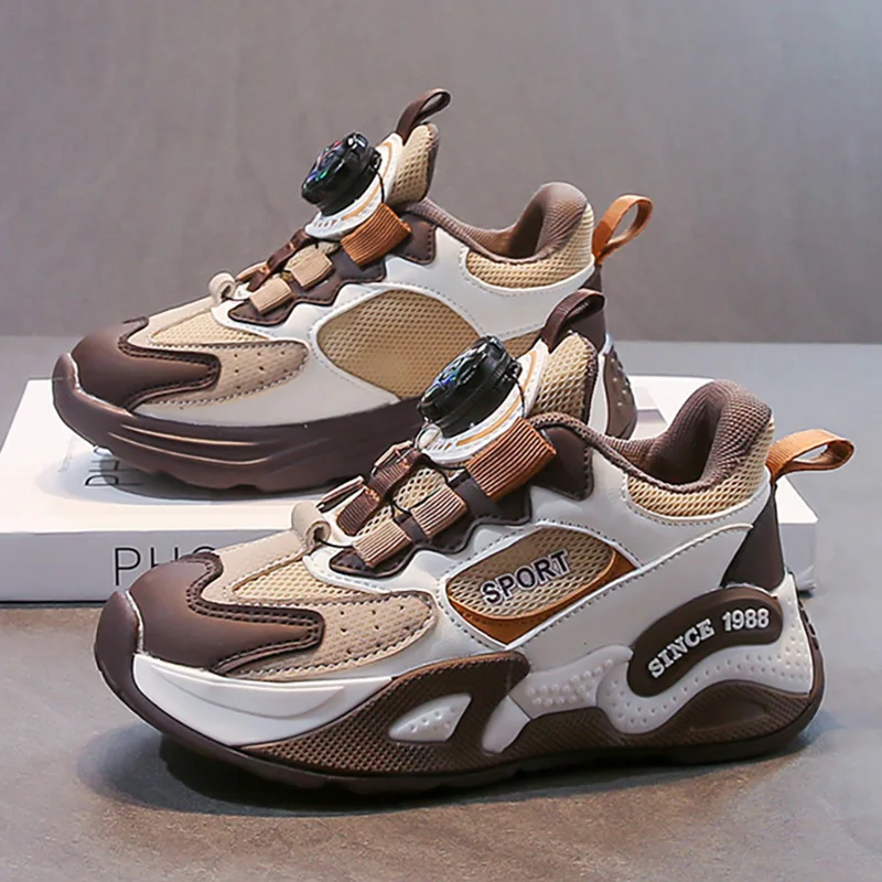 

Autumn Sneakers Kids Trend Fashion Teenager Boy Sneakers Soft-soled Outdoor Children's Sport Shoes Fashion Footwear Casual