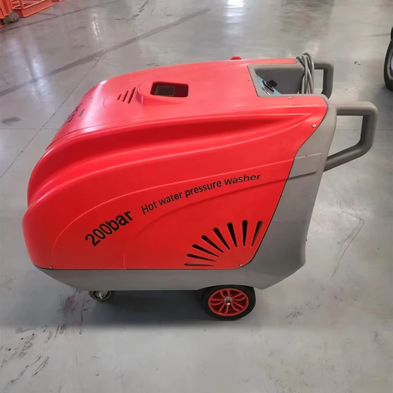New 350bar 15LPM Heavy-duty Diesel-powered Oil Removal 11KW Hot Water High Pressure Cleaner with No Residue