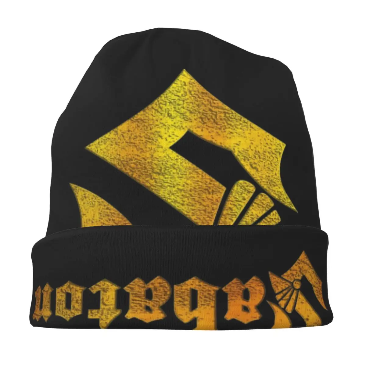 S-Sabatons Metal Band Logo Bonnet Hats Autumn Winter Street Skullies Beanies Hat Unisex Summer Thermal Elastic Cap