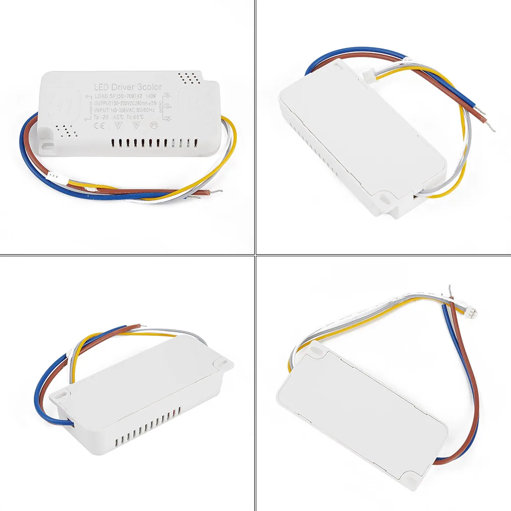 LED Driver 3color Adapter 8-24W 20-40W 30-50W 40-60W 50-70W For LED Lighting Non-Isolating Transformer Replacement