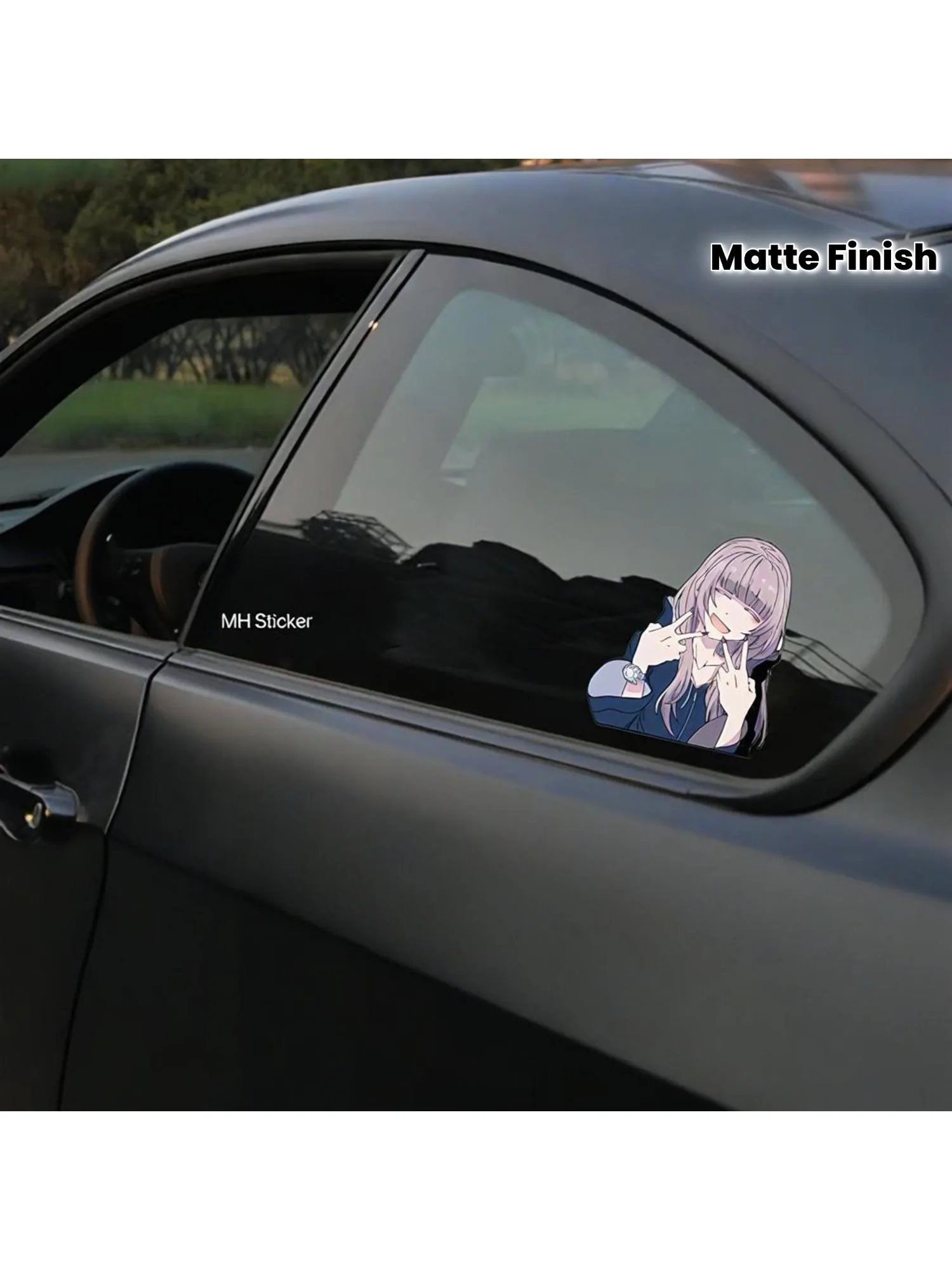 AliExpress 1PC Stylish Anime Girl Decal (Matte), Great for Refrigerators, Guitar Cases, Lunch Boxes and Different Surfaces