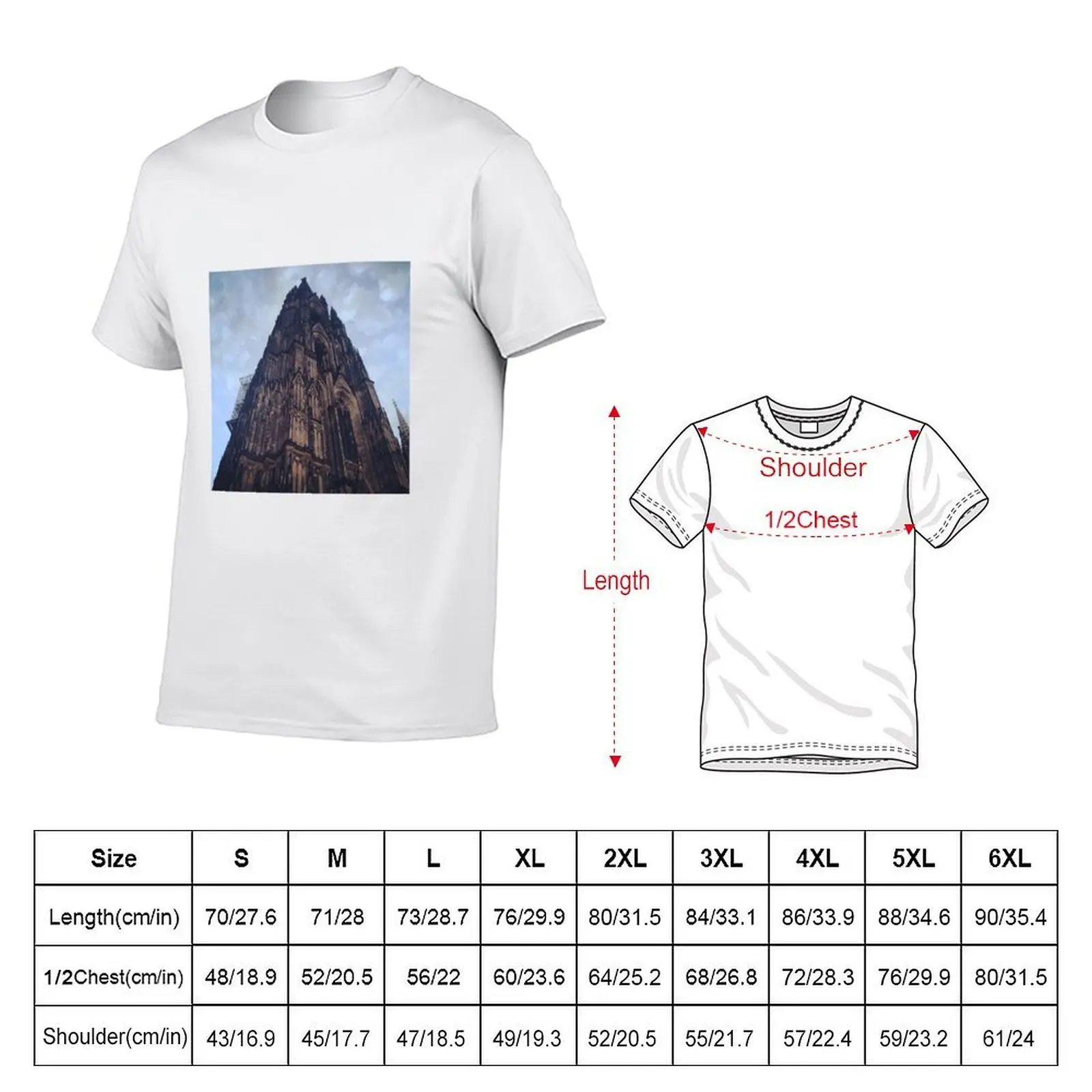 Koln cathedral T-Shirt boys whites Funny t-shirts t shirt for men