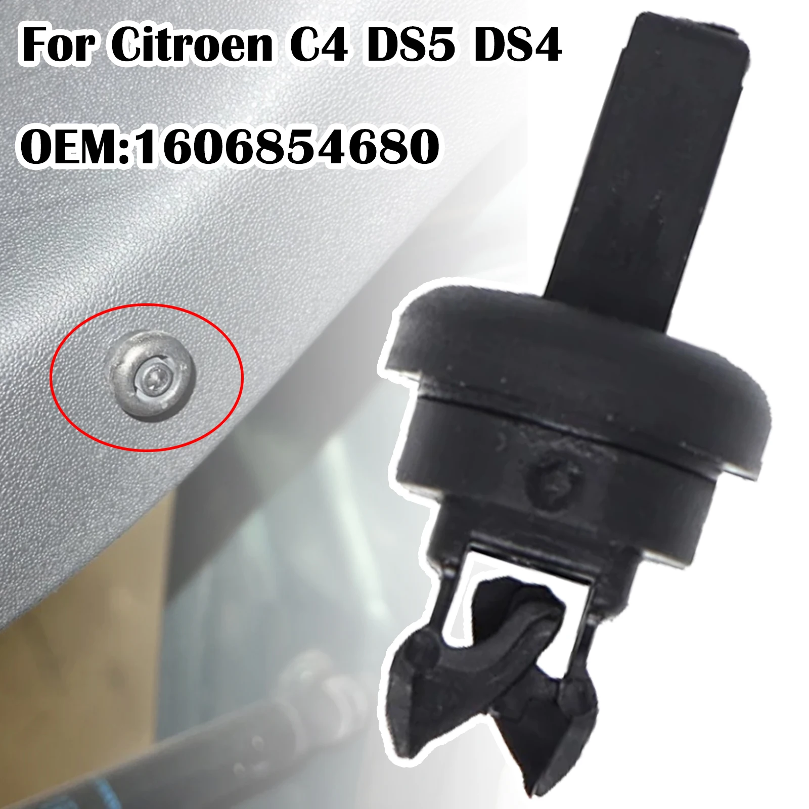 

For Citroen C4 DS5 DS4 Car Rear Trunk Boot Parcel Shelf String Hanger Bracket Clip Replacement 2011 2012 2013 2014 2015 - 2018