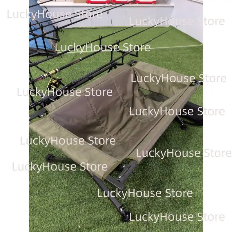 Fishing Weigh Sling Carp Cradle Foldable Waterproof Fish Bed with Wheels Portable Carp Fishing Equipment