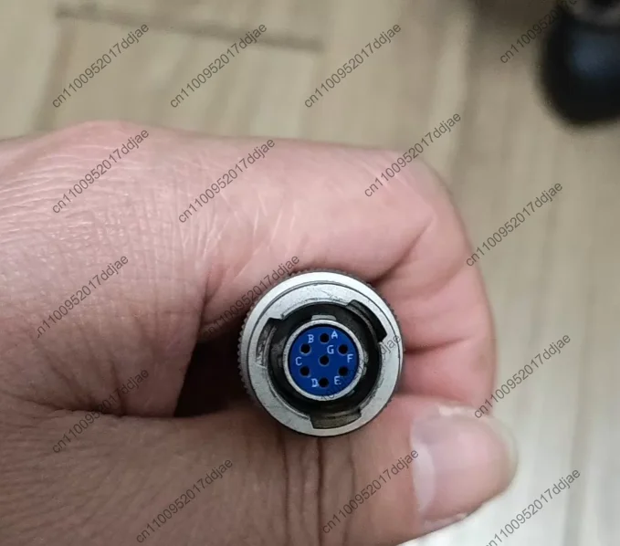 Aviation plug connector, model ylh26n0807k21, fully functional, actual photo