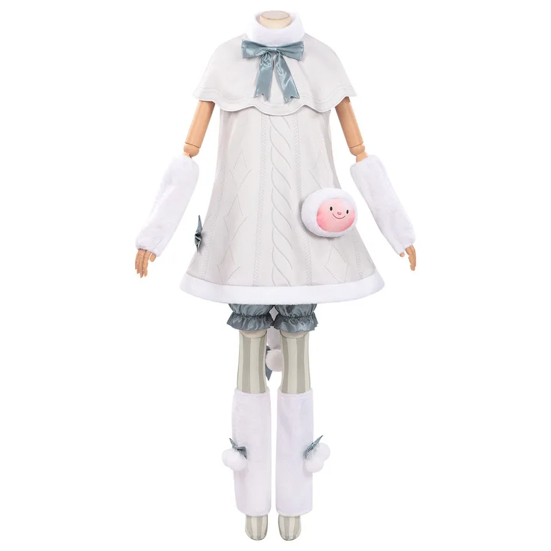 QICHE Halloween Cat Girl Role Play Costume Full Set Adult Kids Fashion Fantasy Character Outfit Carnival Party Performance Cloth