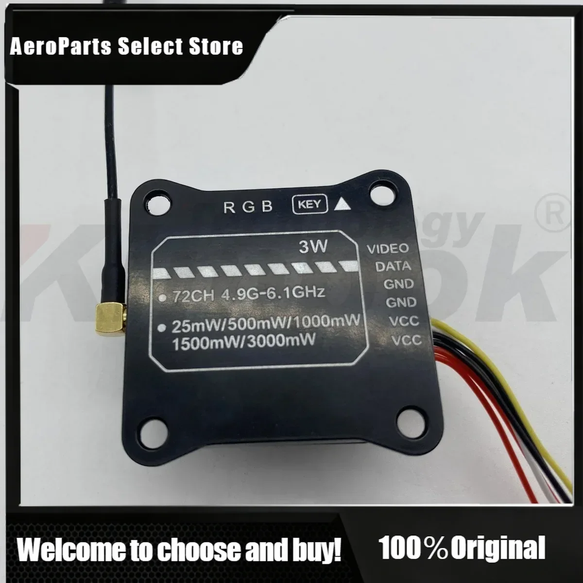 APStore5.8GHz 3W D-rone VTX Accessories Video Transmitter AV Sender 48CH Image Receiver 1W 2W RushFPV Parts VRX U-AV Component C