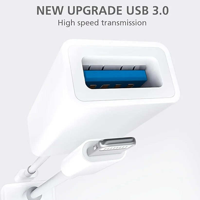 Type C to USB OTG Adapter Fast Charging Splitter Converter for Google TV Chromecast HD Game Console Laptop for MacBook PC