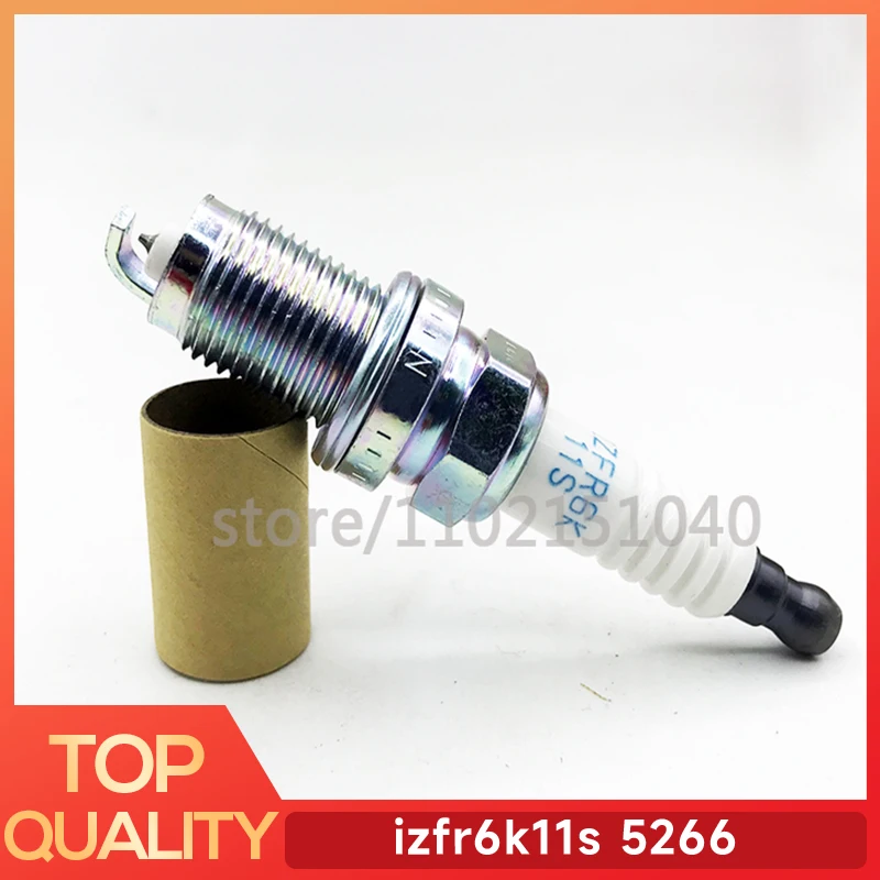 4PCS IZFR6K-11S 5266 IZFR6K11S 9807B-561BW Iridium Spark Plug for Honda Civic 2006-2011 1.8 9807B561BW IZFR6K 11S