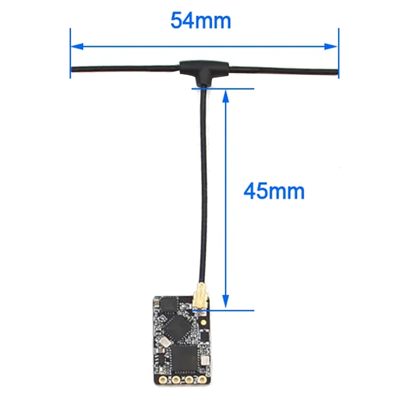 ABKQ-2X ELRS Nano 2.4G جهاز استقبال Expresslrs طويل المدى لأجزاء الطائرات بدون طيار RC FPV