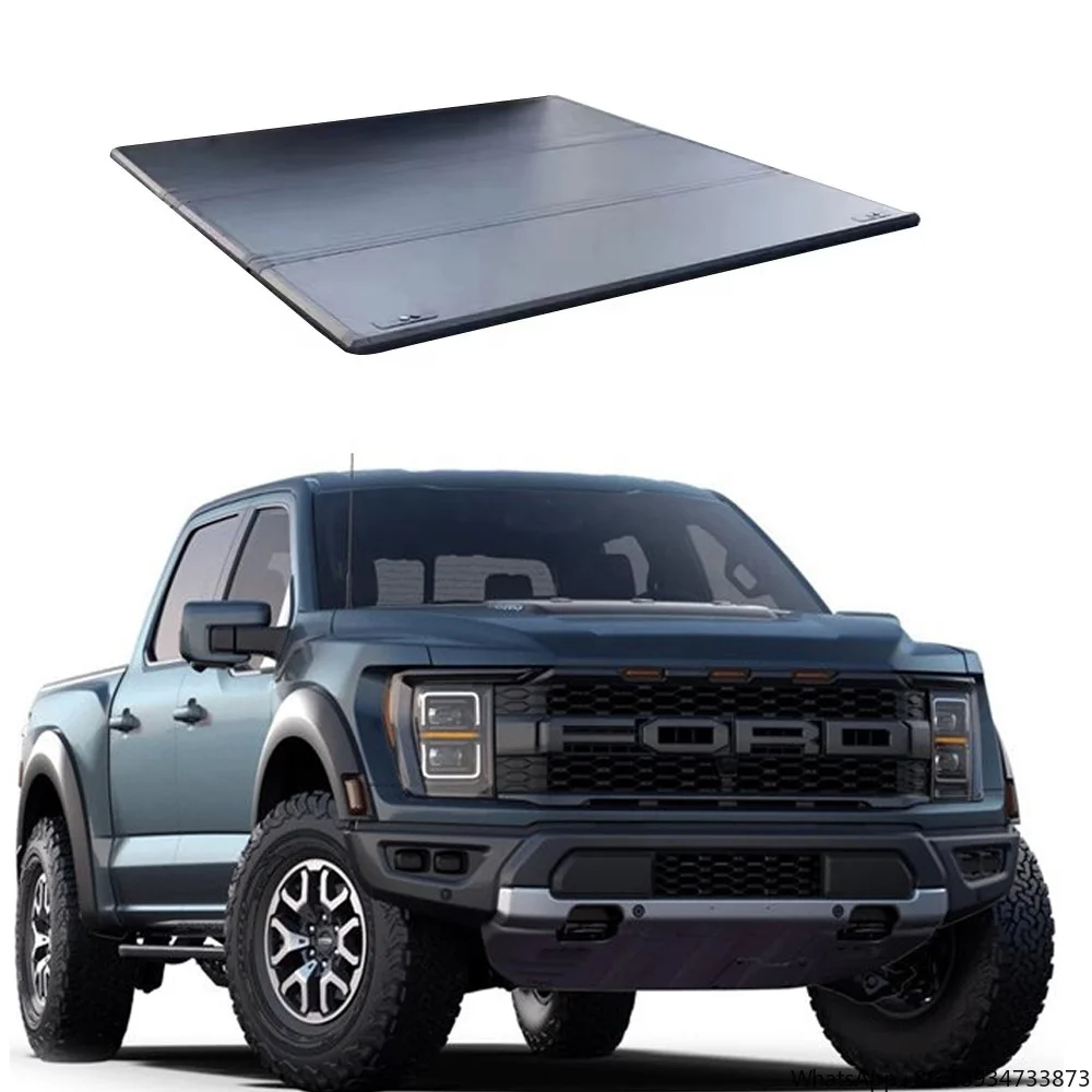 High Quality Hard Tri-fold Truck Bed Pickup Tonneau Cover For Ford F150