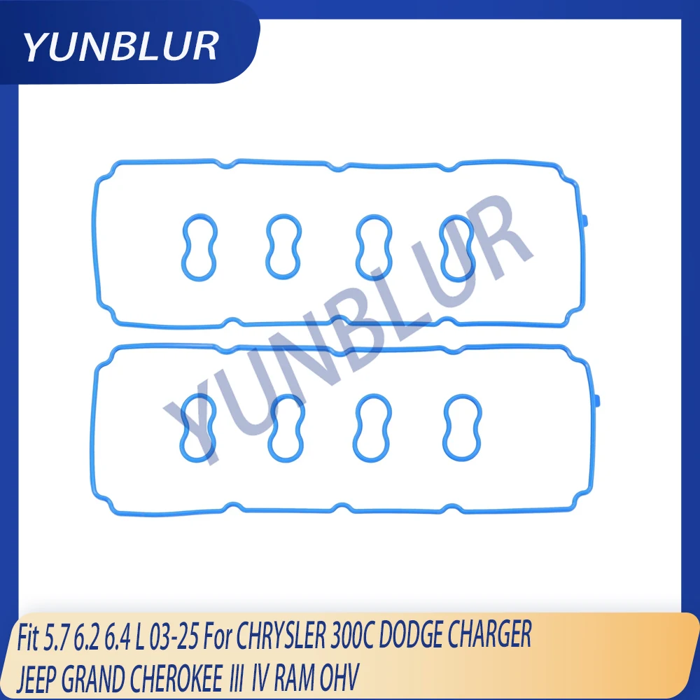 Engine Valve Cover Gasket Set Fit HEMI EZH ESD ESG 5.7 6.2 6.4 L 03-25 For CHRYSLER 300C DODGE CHARGER JEEP GRAND CHEROKEE RAM