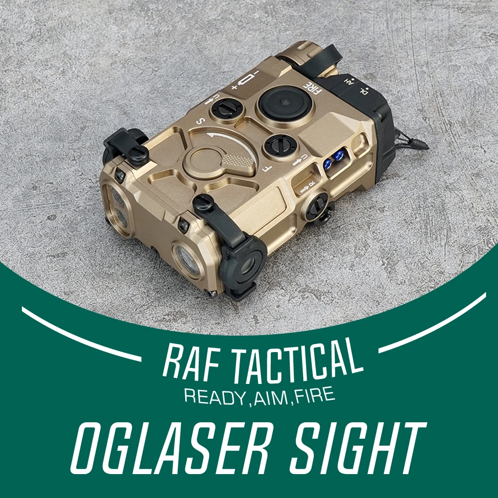 

Airsoft Tacitcal OGLaser Sight With IR Laser/Flashlight LED Light And Red/Green/Blue Laser Pointer Made of Metal CNC