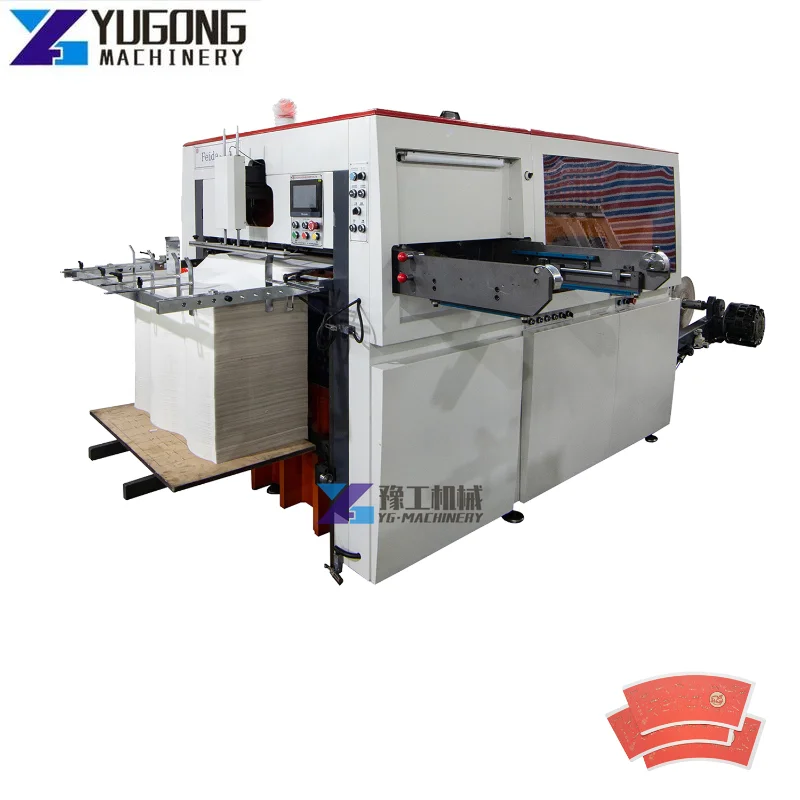 High Quality Fully Automatic Paper Cardboard Box Die Cutting Machine And Creasing Machine Price