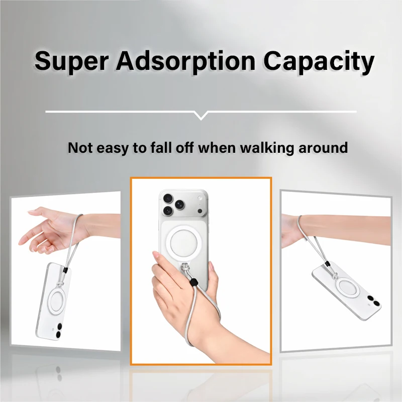 Gantungan kunci Magsafe, liontin tas, magnet, aksesoris kecil, cincin pengikat, tempat penyimpanan, label dekoratif, liontin kecil