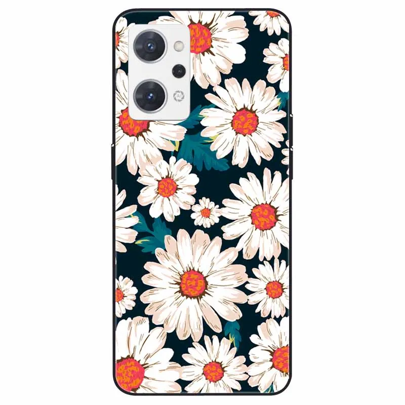 For OPPO Reno9 A Case Soft Silicone Shockproof Black Painted Back Cover for OPPO Reno 9A 9 A 7a Reno 7A Animals Reno9A TPU Coque