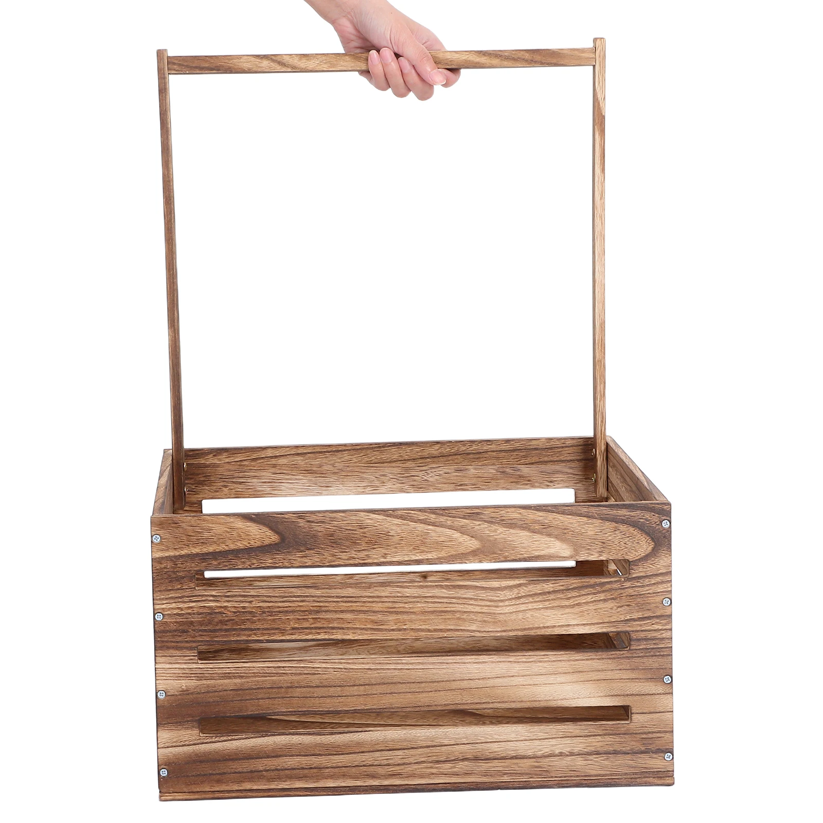 

Storage Crate Hamper Laundry Basket Shower Clothes Rack Wood Wooden Closet