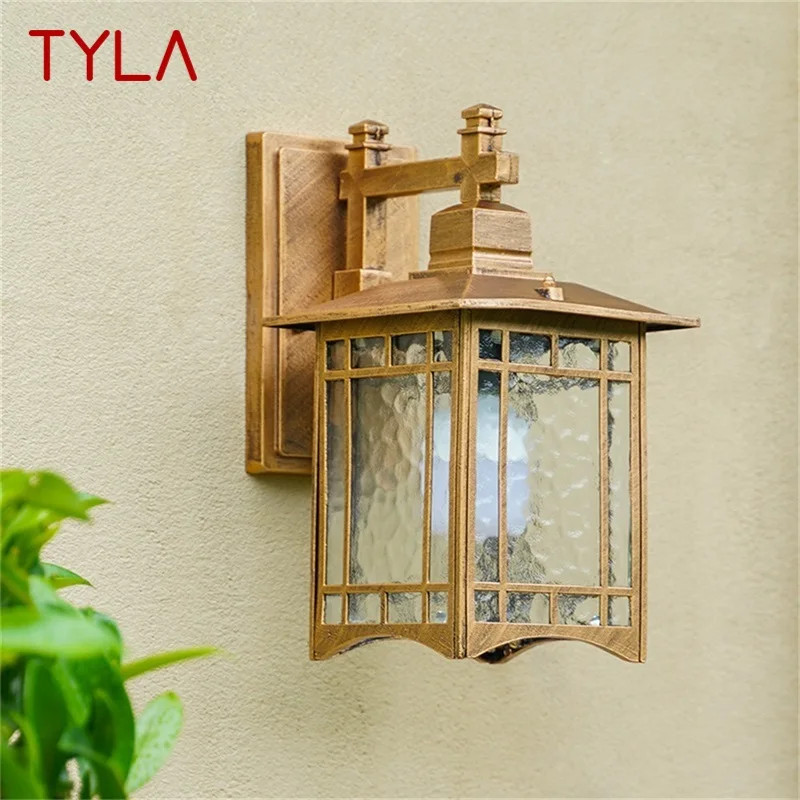 

TYLA Classical Outdoor Wall Lamp Waterproof IP65 Retro Sconces LED Lighting Decorative for Home Porch