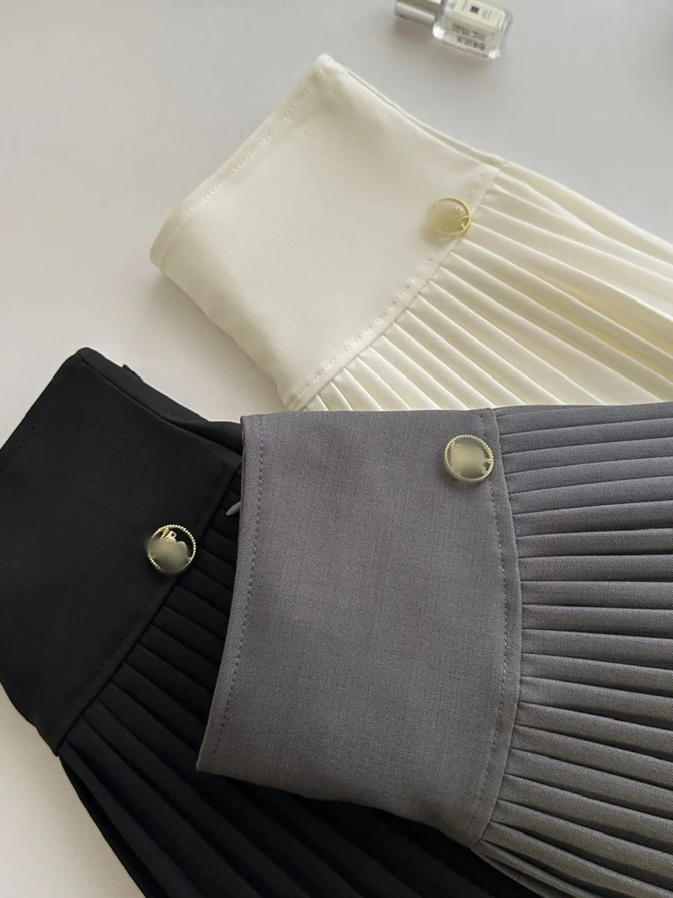 Jupe trapèze plissée taille haute pour femmes, flatteur, assortie avec tout, empêche l'exposition, fermeture éclair latérale, nouvel arrivage été 2025