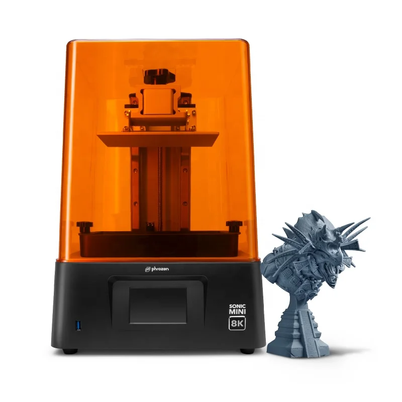 Phrozen Wholesale Sonic Mini 8K Denta Resin 3D Printer Large Print Size 165*72*180mm LCD 3D Printing Machine