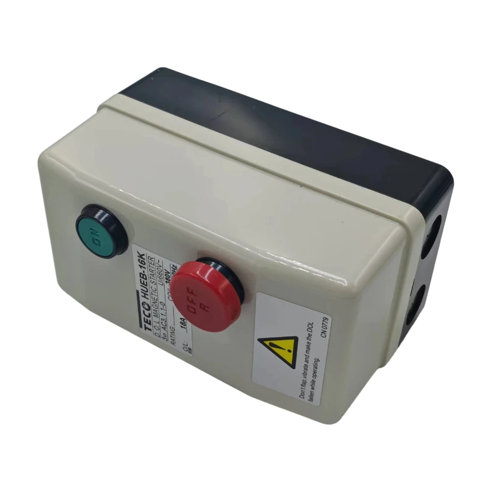 HUEB-16K Three Phase 3Pole 12.5-18A 5.5KW 7.37HP Magnetic Motor Starter 380V Coil
