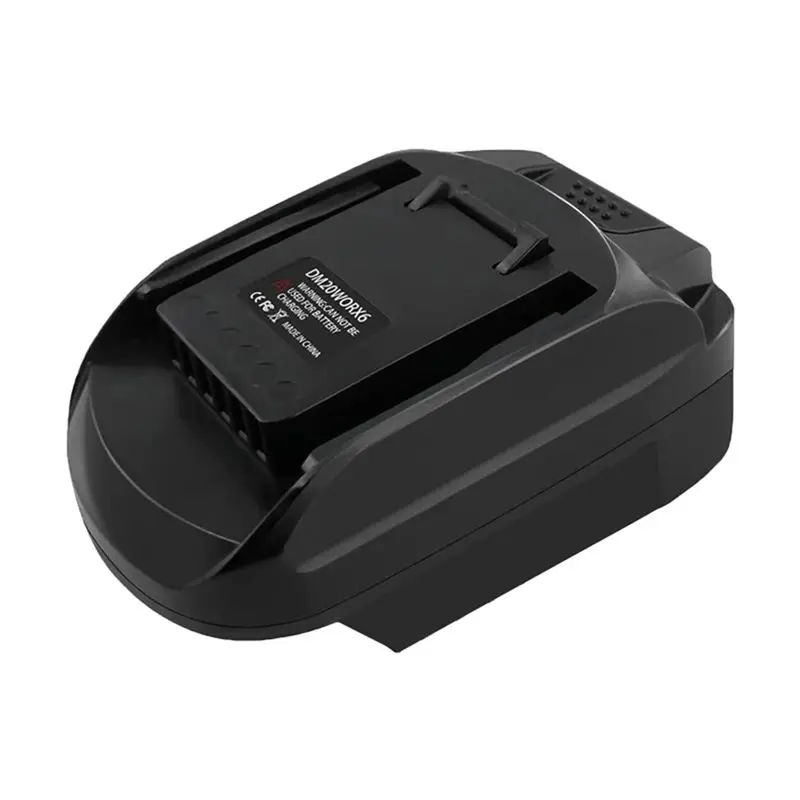 AT51-DM20WORX6 Power Tool Adapter Converter For 18V 20V Lithium Battery For Worx 20V 6 Pin Power Tools