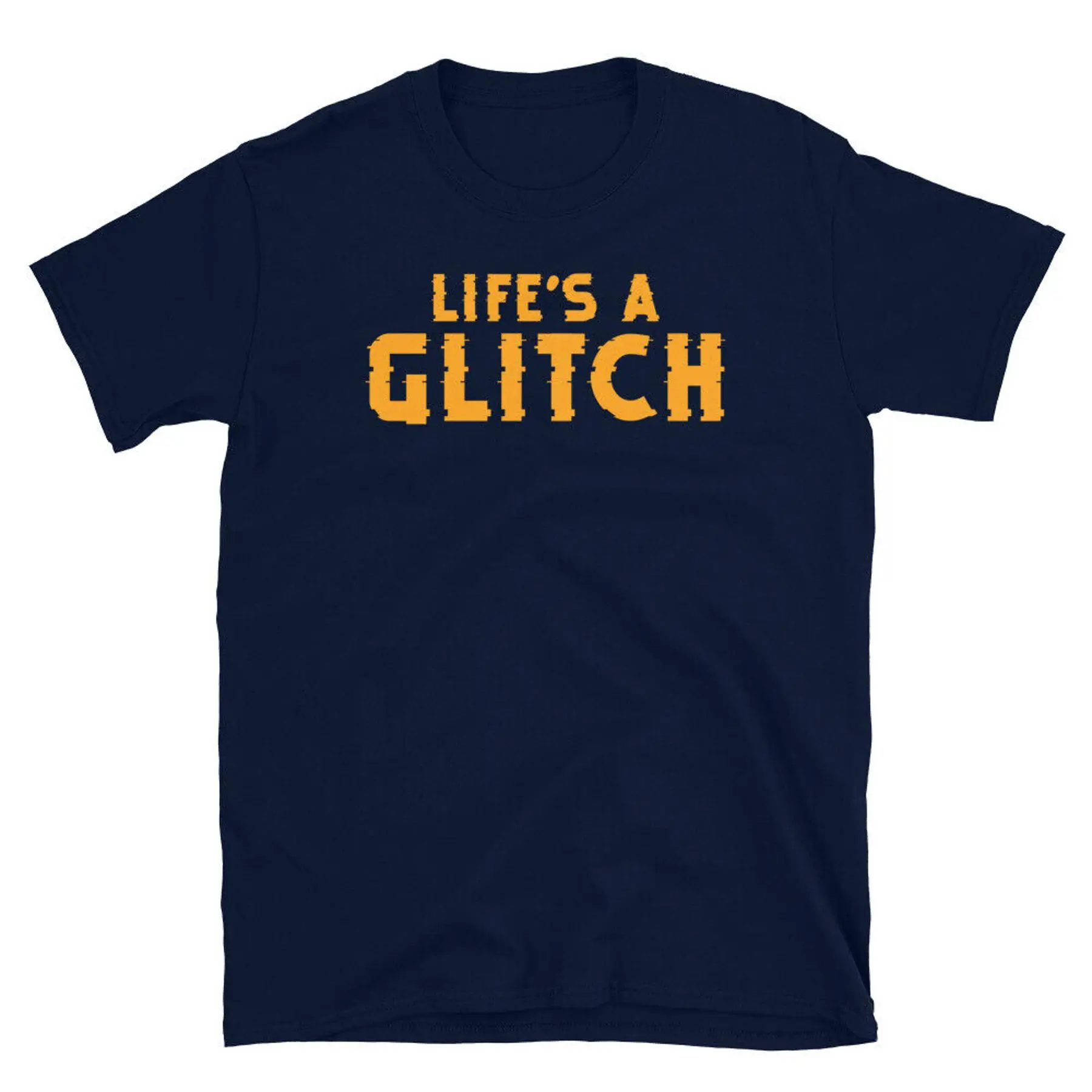 

Футболка унисекс с короткими рукавами Life s a Glitch Computer IT Support Nerd Geek