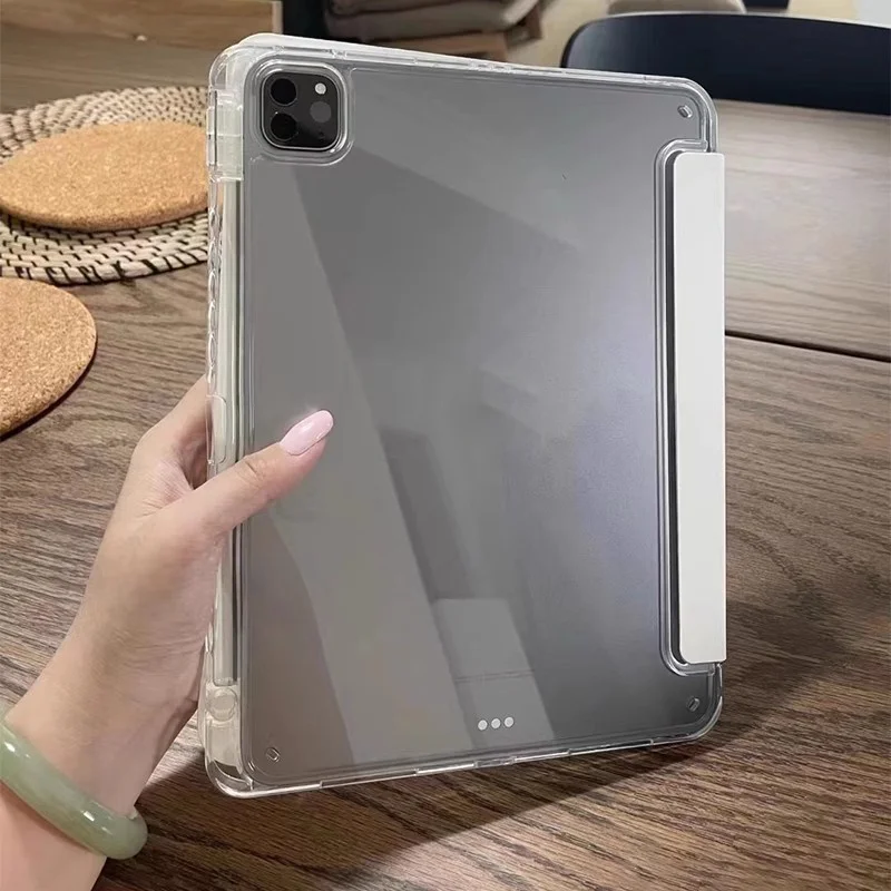 

For iPad Pro 12.9 2022 2021 2020 2018 Pro 11 10th 10.9 Air 5 4 3 2 1 10.2 9th 8th 7th Mini 6 HD Transparent Cover