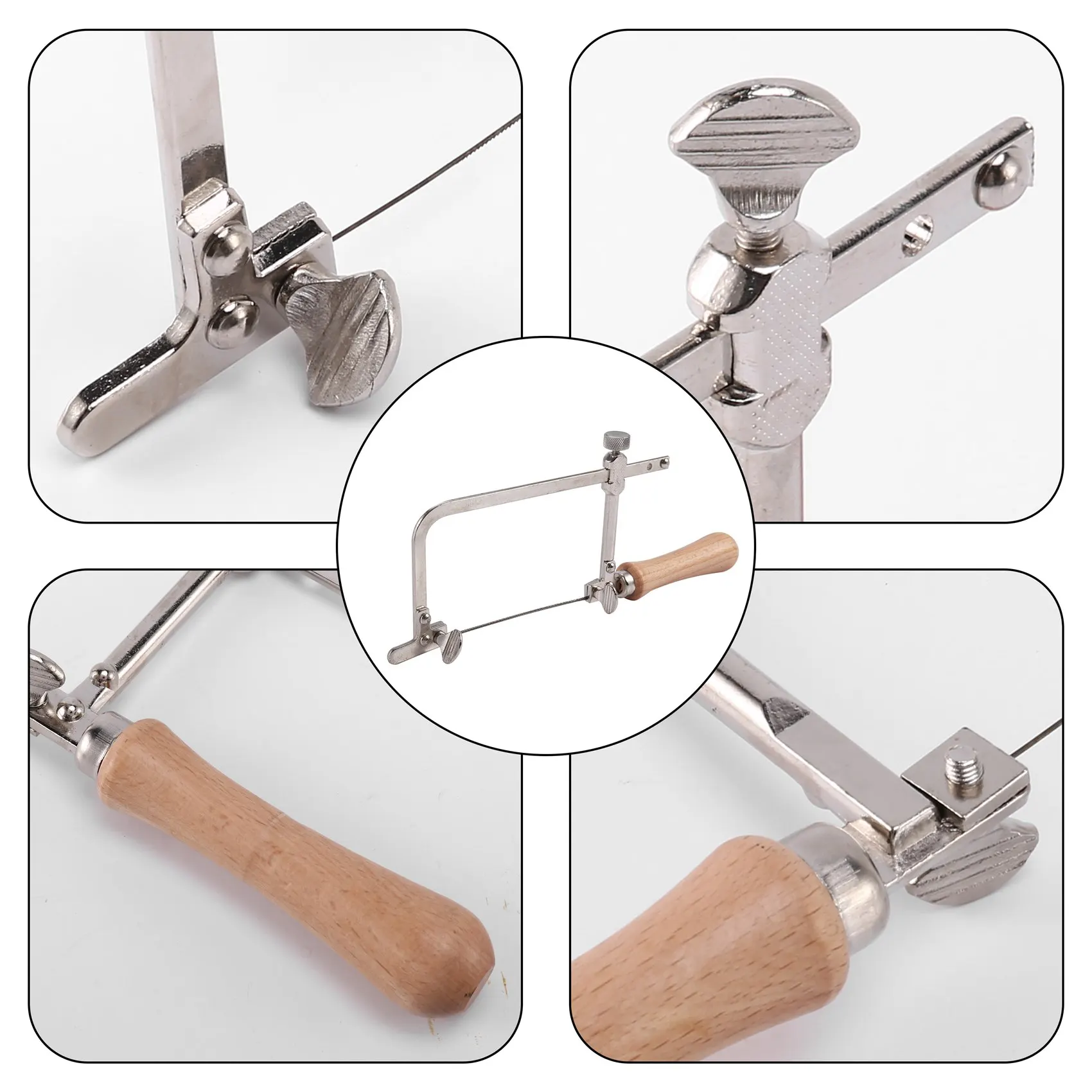 Professional Adjustable Saw Bow Wooden Handle Of Jewelry Saw Frame Hand Tools Jeweler'S Saw Frame