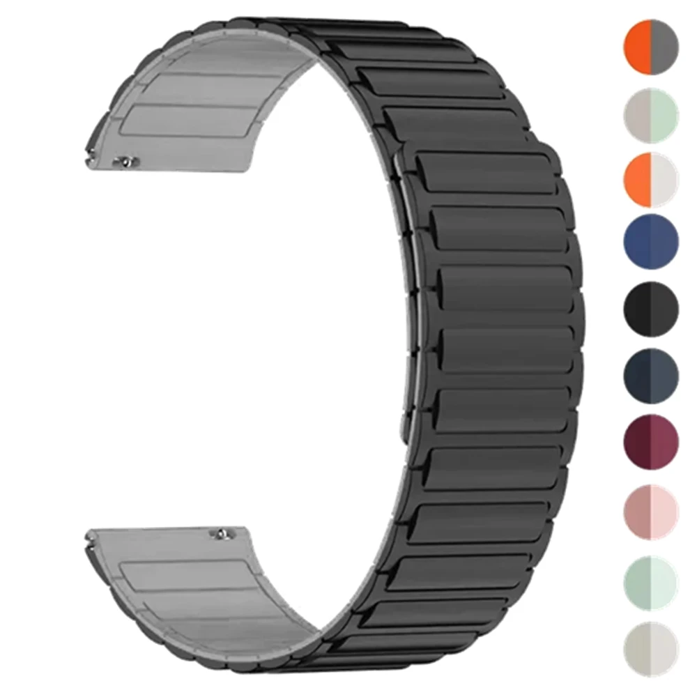Image of 20mm 22mm Magnetisches Armband für Garmin Venu 4 45mm Forerunner 70 170 165 265 255 245 570 47/42mm Armband Garmin Active 6 5 Correa