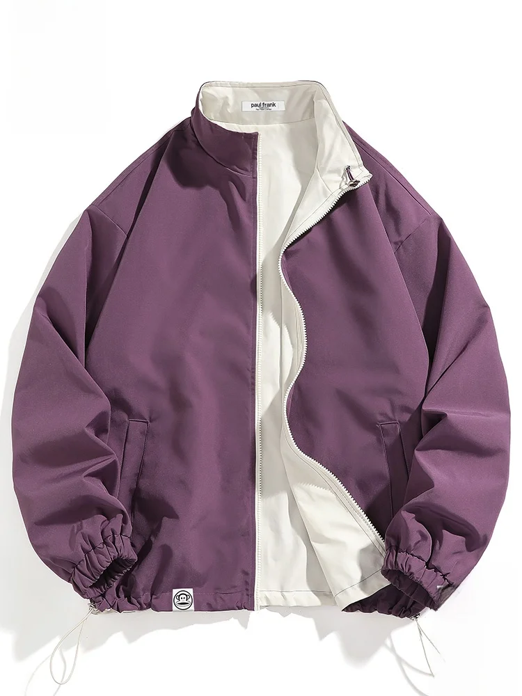 

PaulFrank Double-Sided Wear Couple Jaet Men's Loose Casual Top Monkey Mouth Large Autumn Sports Faion Polyester Fiber