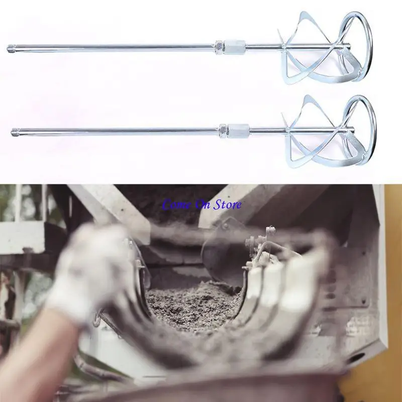 M6CF Professional Mixing Paddle Paint Whisk S Type Thread for Head Stirrer Plaster