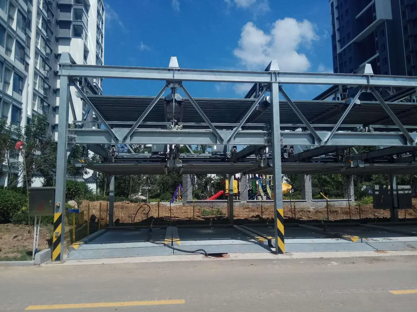 Smart Psh Parking Lift and Slide Multilevel Car Parking Semi Automatic Puzzle Parking System