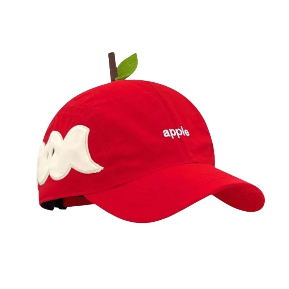 

Simple Cotton Fruits Baseball Cap Sunscreen Peaked Embroidered Letter Hat Cool Fashion Creative Fruits Cap Girl