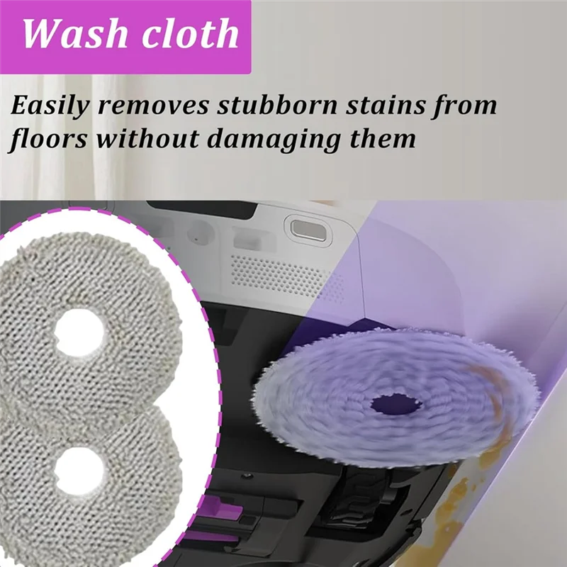 A47U für Eureka J15 Pro Ultra Zubehörset Seitenbürste 1, Wischpad 2 Stück, Rollenbürste 1 Stück, Filter 1 Stück, Staubbeutel 1 Stück