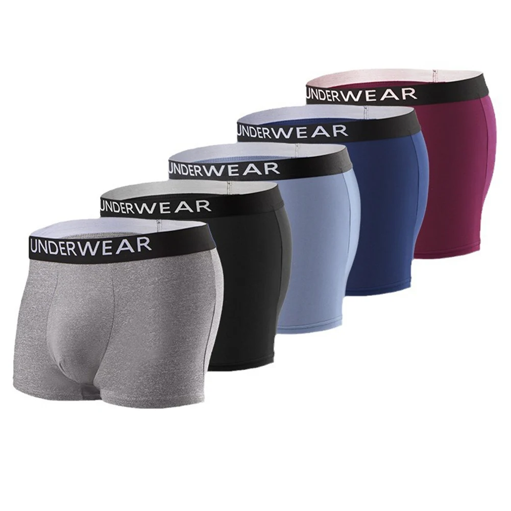 

Men Solid Soft Elastic Briefs Boxer Shorts Underwear Sports Breathable Lingerie Ultra Hot T-Back Comfort Panties Men's Clothing