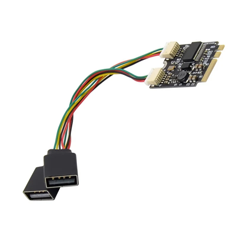 N93R M.2 A+E GL850USB 2.0 Карта управления хостом M.2 A+E к GL850 2-портовая плата преобразования промышленного управления