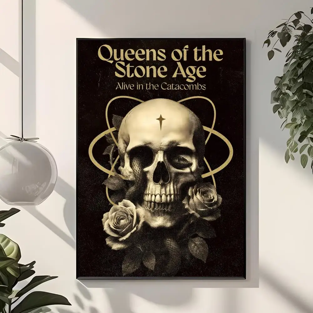 band rock Q-Queens Of The Stone Age Poster  Classic Home Interior Design & Modern Wall Art Collection