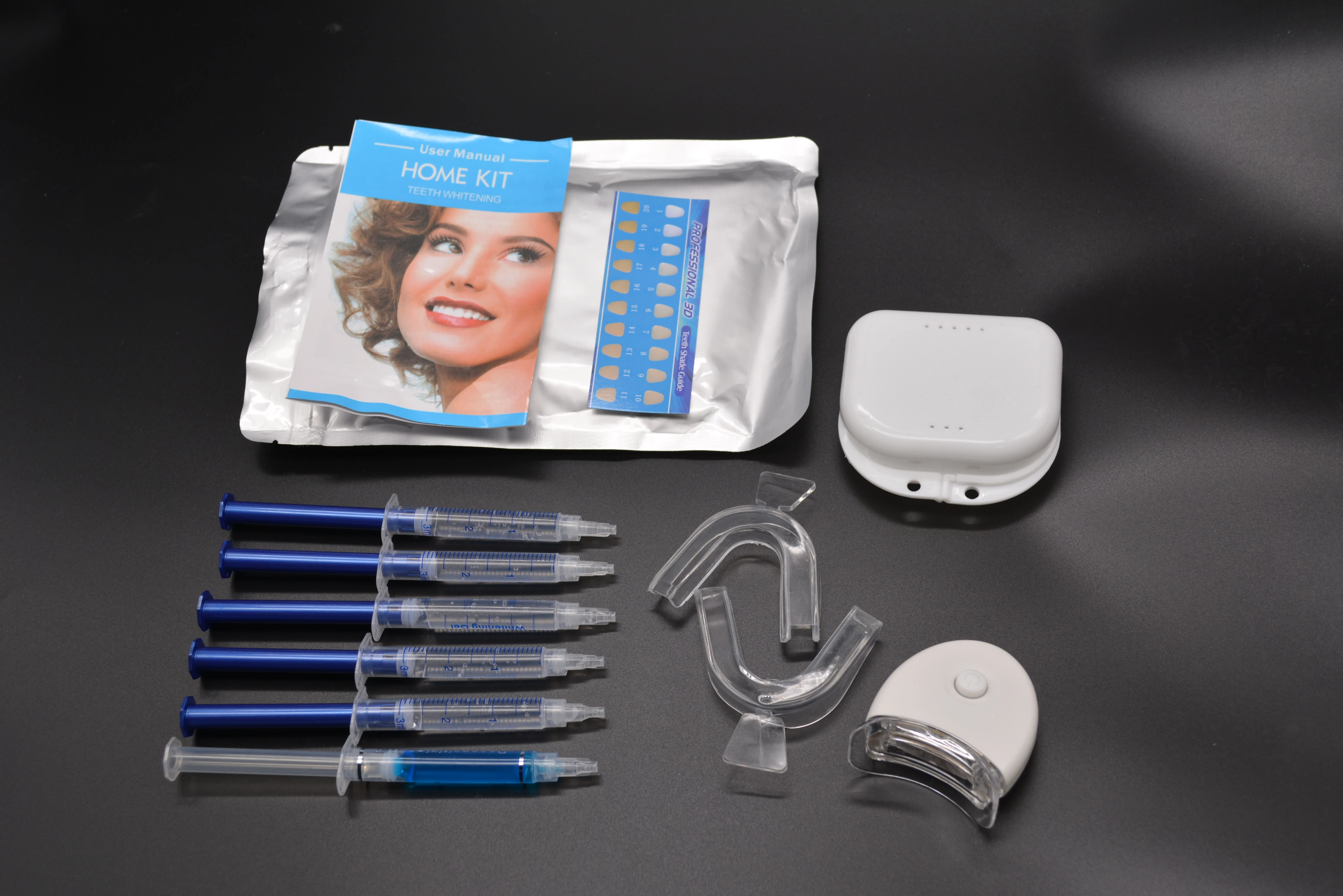 Dropship kit de clareamento dos dentes luz branca dental branqueamento gel oral kit branqueamento dos dentes cuidados orais sistema de branqueamento